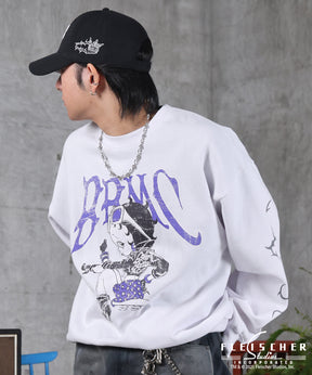 【Betty Boop / ベティブープ】裏起毛 クルースウェット プリント