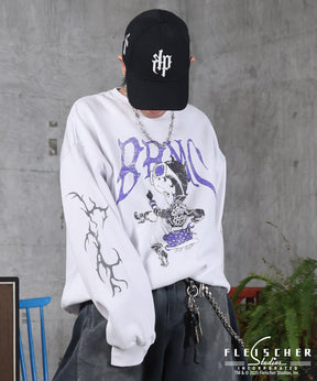 【Betty Boop / ベティブープ】裏起毛 クルースウェット プリント