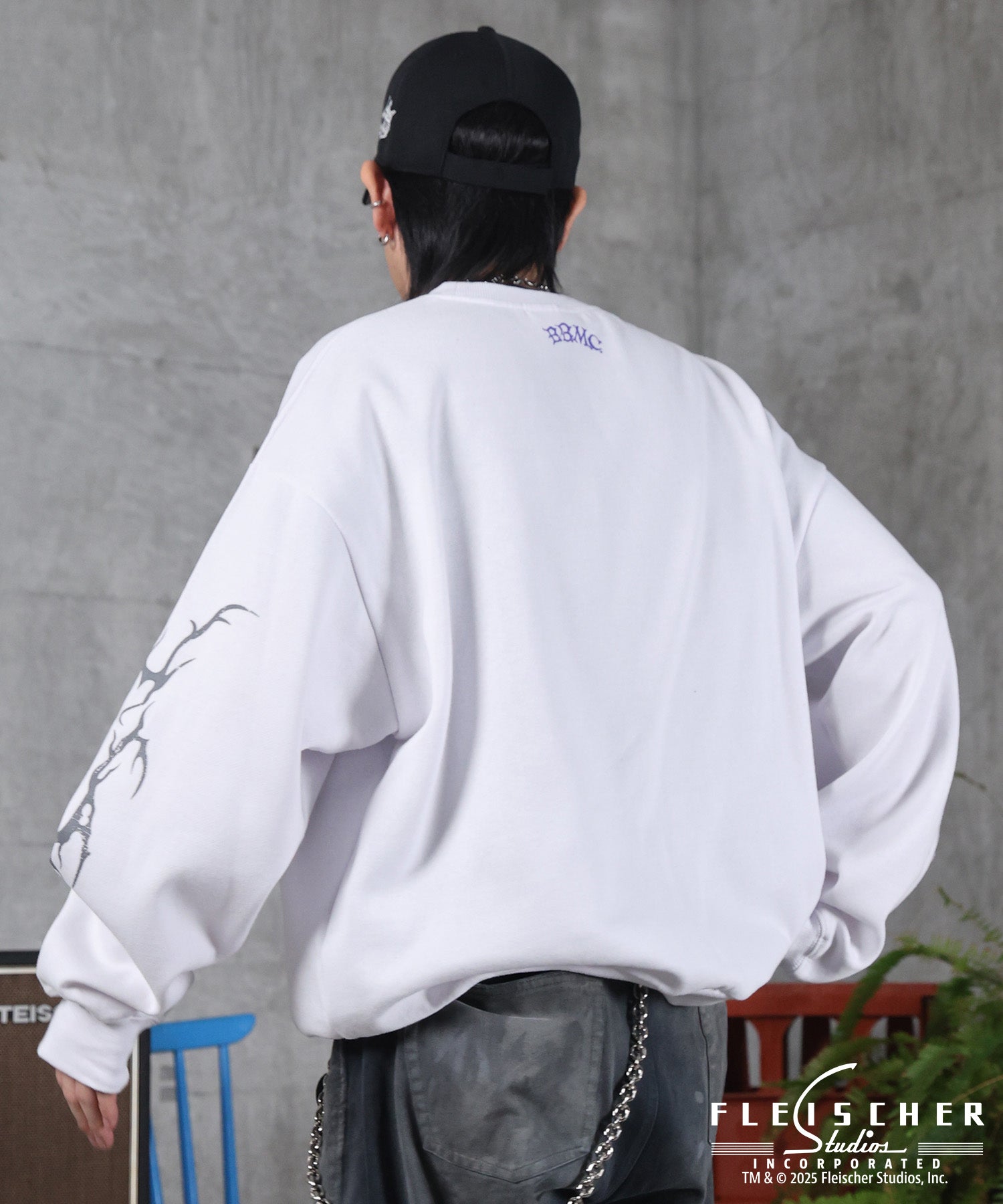 【Betty Boop / ベティブープ】裏起毛 クルースウェット プリント