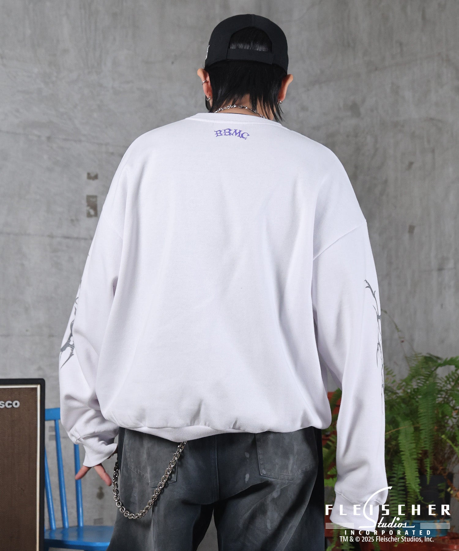 【Betty Boop / ベティブープ】裏起毛 クルースウェット プリント