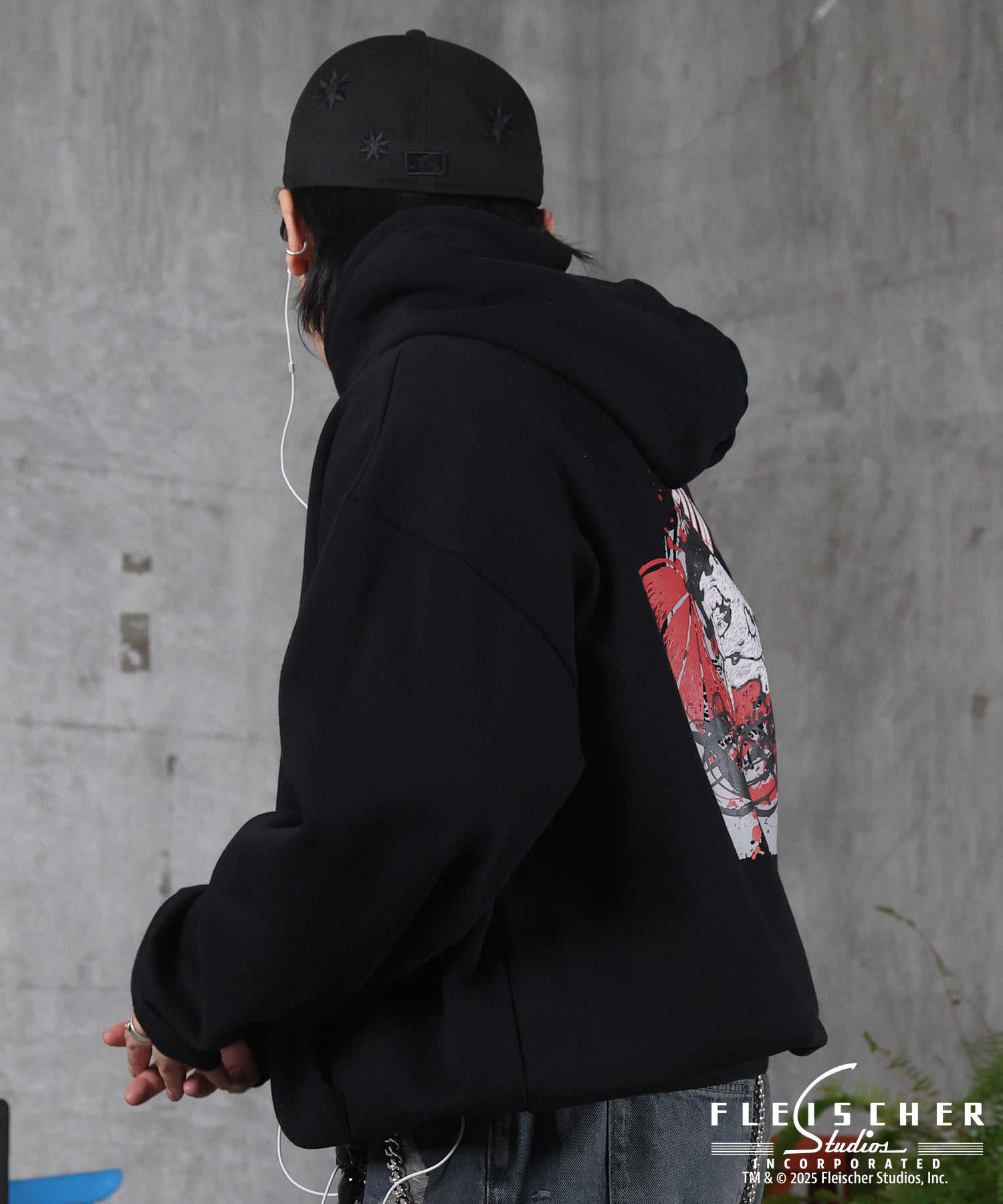 【Betty Boop / ベティブープ】裏起毛 バックプリント パーカー