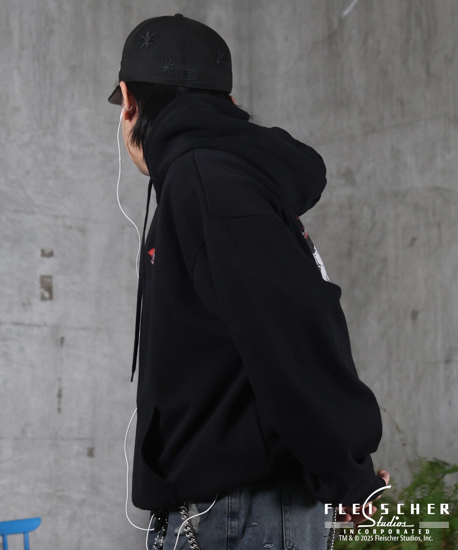 【Betty Boop / ベティブープ】裏起毛 バックプリント パーカー