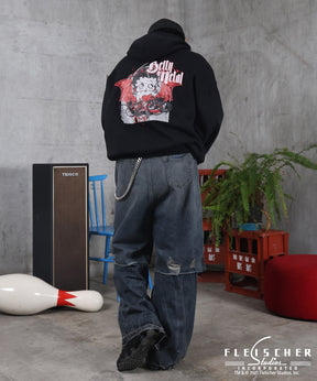 【Betty Boop / ベティブープ】裏起毛 バックプリント パーカー