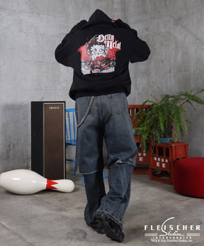 【Betty Boop / ベティブープ】裏起毛 バックプリント パーカー