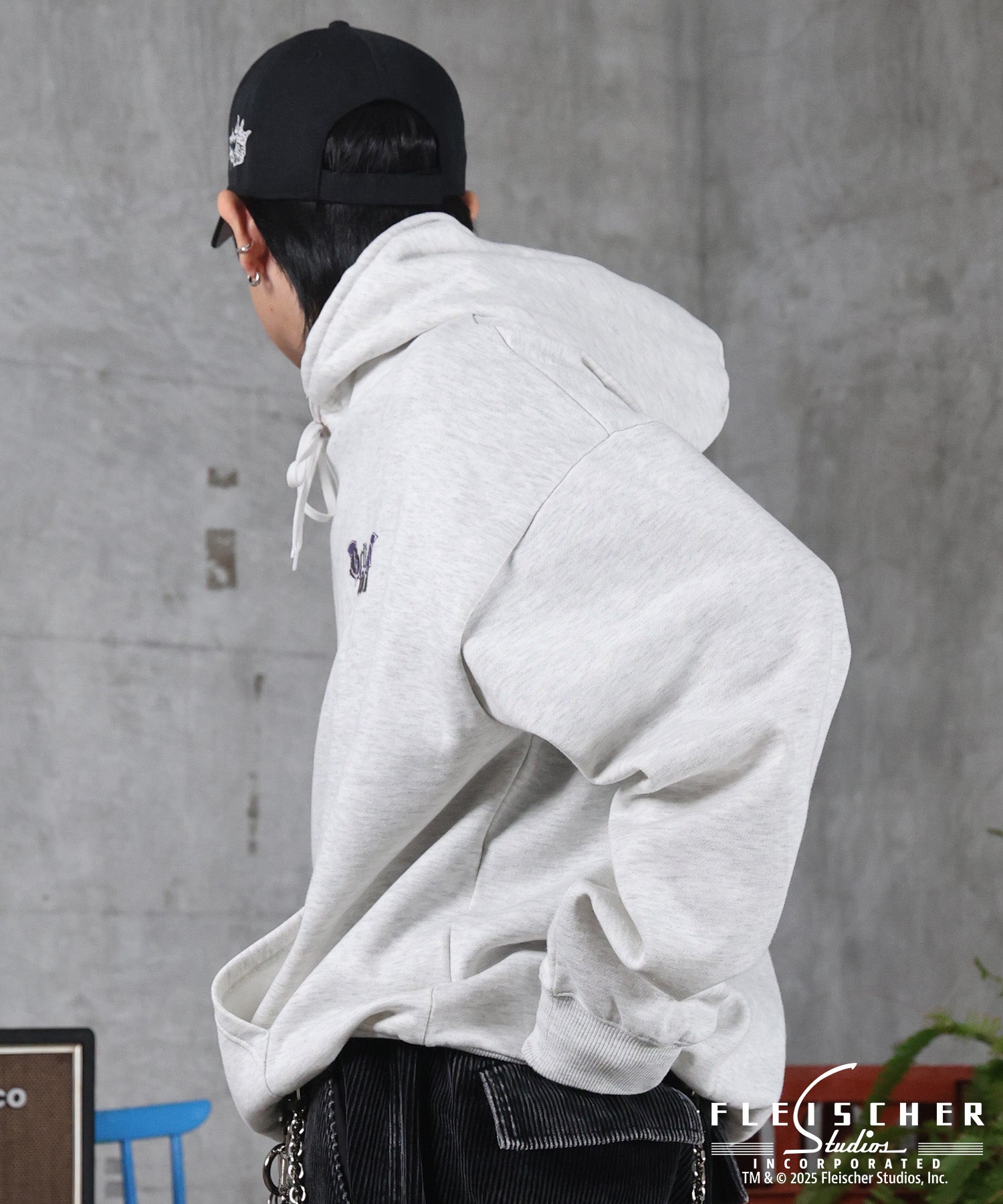 【Betty Boop / ベティブープ】裏起毛 バックプリント パーカー