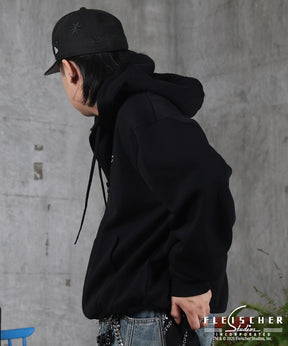 【Betty Boop / ベティブープ】裏起毛 バックプリント ZIPパーカ－