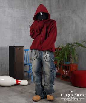 【Betty Boop / ベティブープ】裏起毛 バックプリント ZIPパーカ－