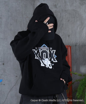 【Casper / キャスパー】ヴィンテージライク レトロ映画 プリントパーカー