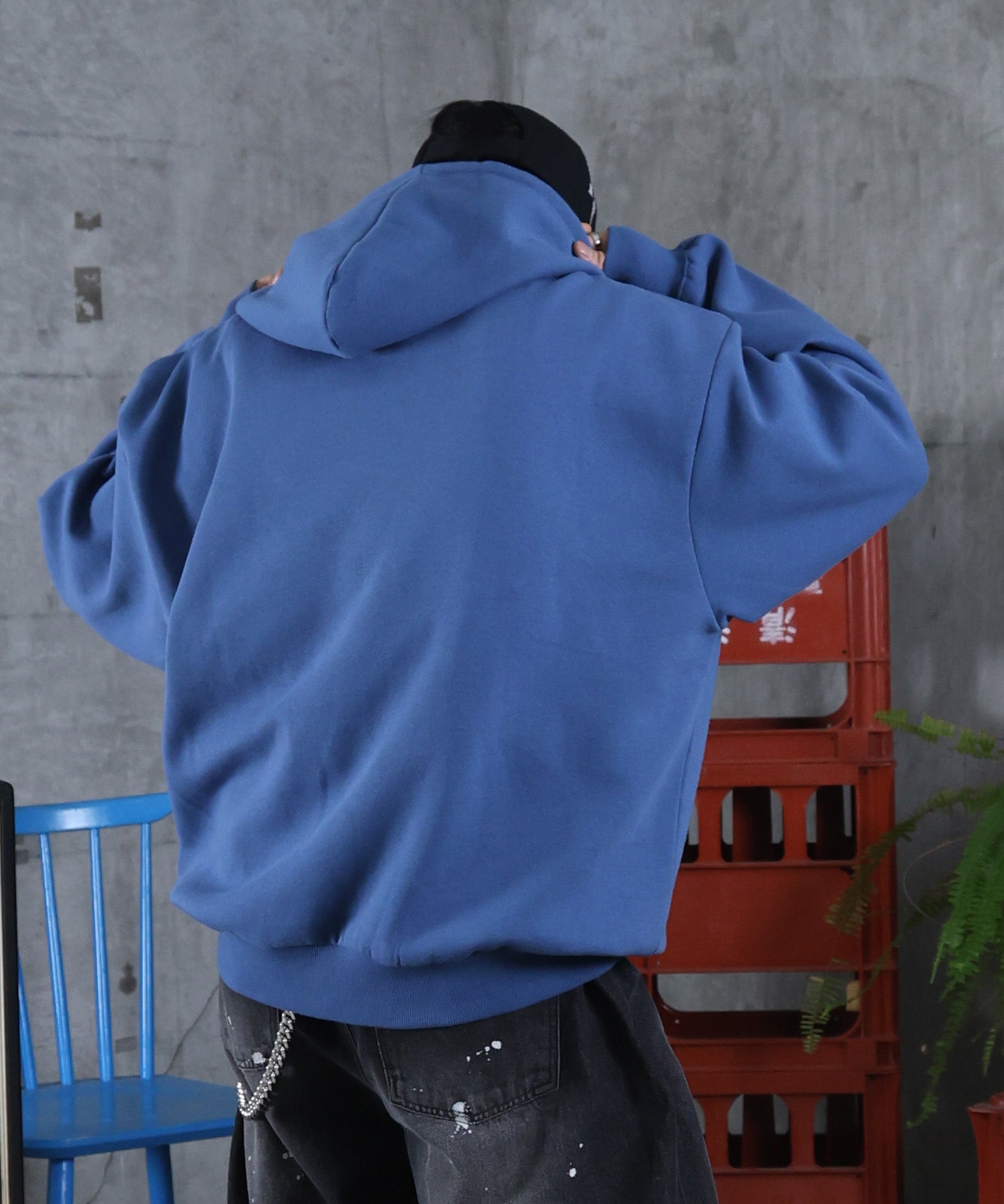 【Casper / キャスパー】ヴィンテージライク レトロ映画 プリントパーカー