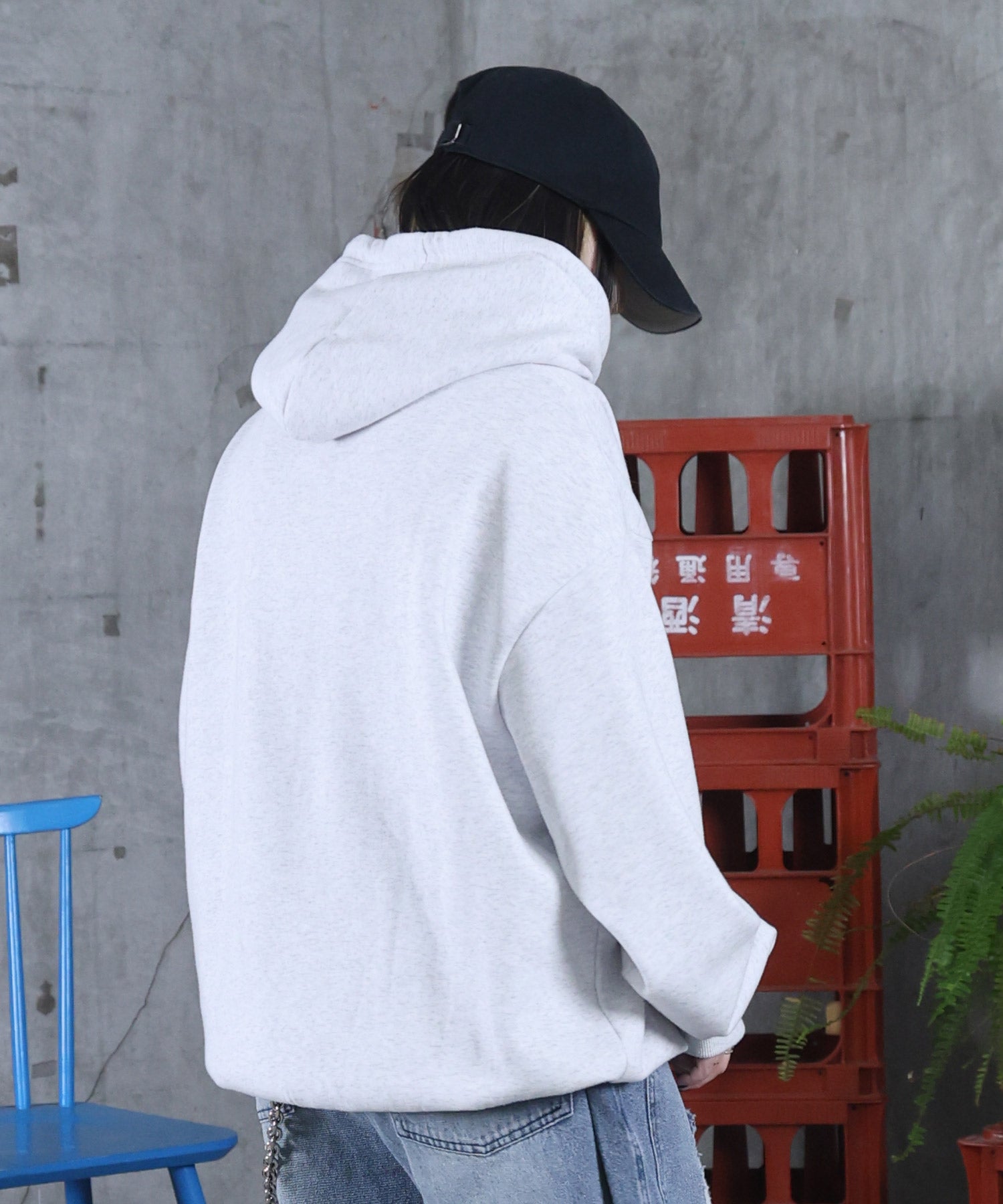 【Casper / キャスパー】ヴィンテージライク レトロ映画 プリントパーカー