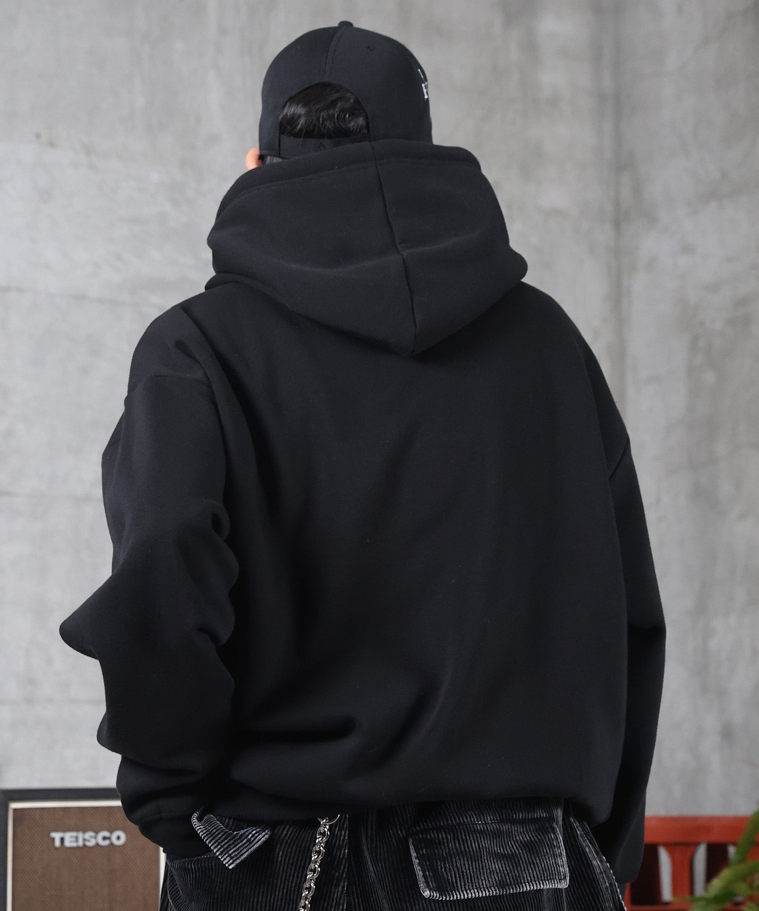 【Casper / キャスパー】ヴィンテージライク レトロ映画 刺繍 プリントパーカー