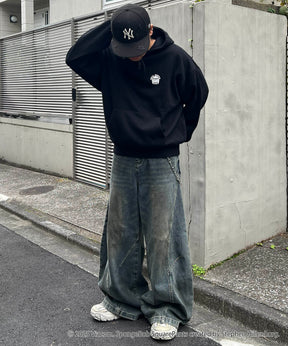 【SPONGE BOB / スポンジボブ】バックプリント プルパーカー