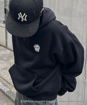 【SPONGE BOB / スポンジボブ】バックプリント プルパーカー