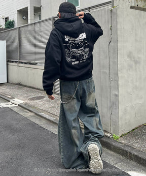 【SPONGE BOB / スポンジボブ】バックプリント プルパーカー