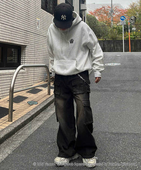 【SPONGE BOB / スポンジボブ】バックプリント プルパーカー