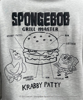 【SPONGE BOB / スポンジボブ】バックプリント プルパーカー