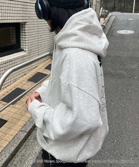 【SPONGE BOB / スポンジボブ】バックプリント プルパーカー