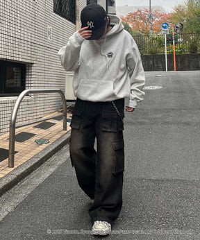 【SPONGE BOB / スポンジボブ】バックプリント プルパーカー