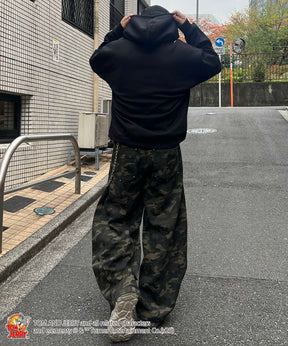 【TOM&JERRY / トムとジェリー】グランジ プリントパーカー