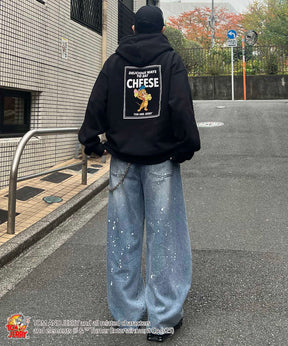 【TOM&JERRY / トムとジェリー】バックプリントパーカー