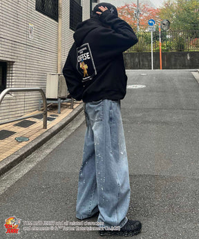 【TOM&JERRY / トムとジェリー】バックプリントパーカー