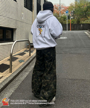 【TOM&JERRY / トムとジェリー】バックプリントパーカー