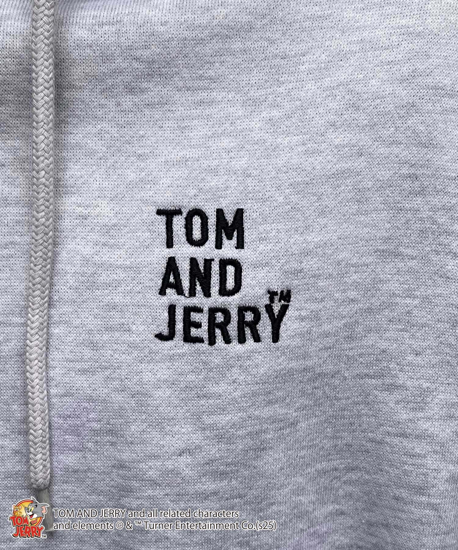 【TOM&JERRY / トムとジェリー】バックプリントパーカー