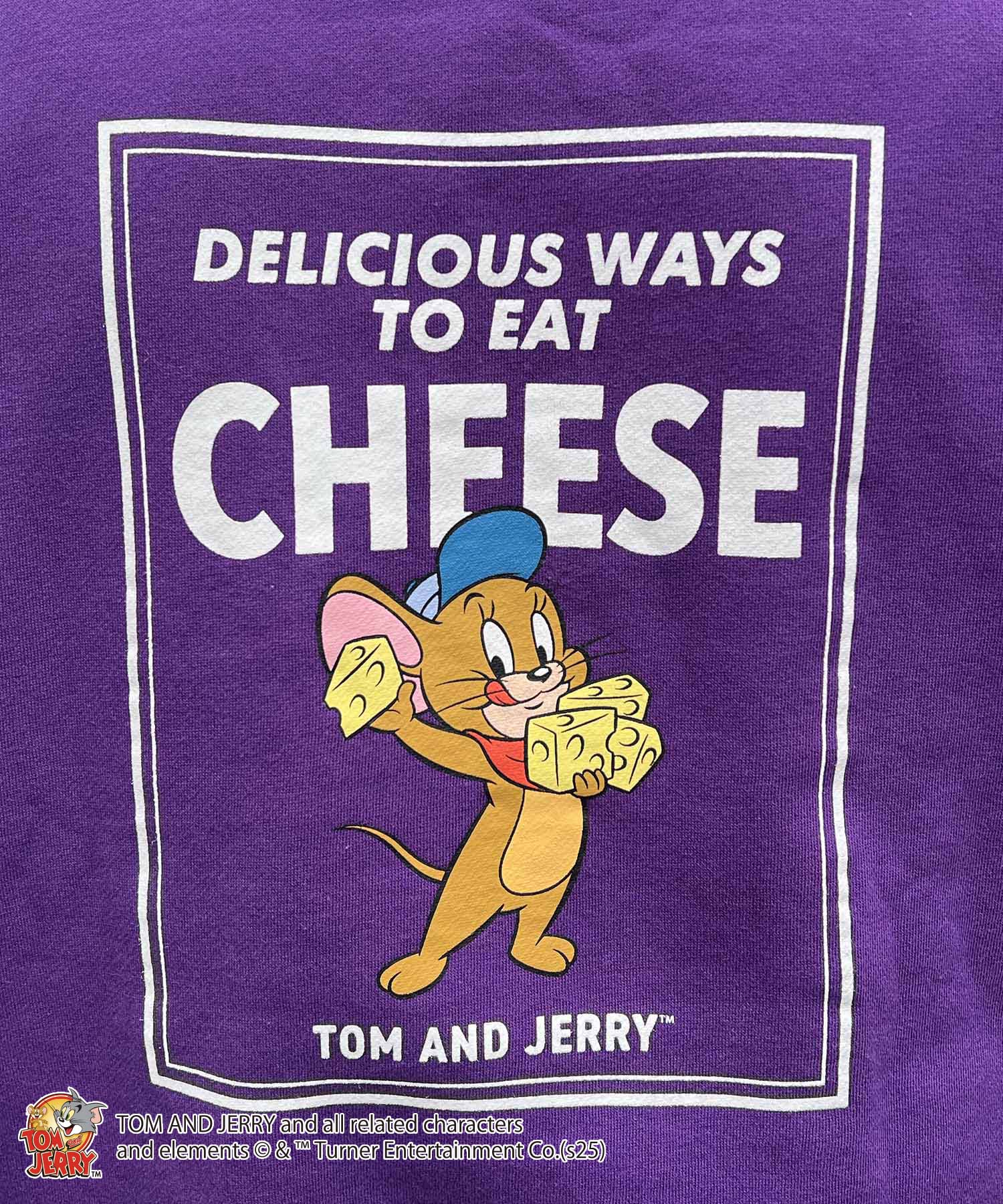 【TOM&JERRY / トムとジェリー】バックプリントパーカー