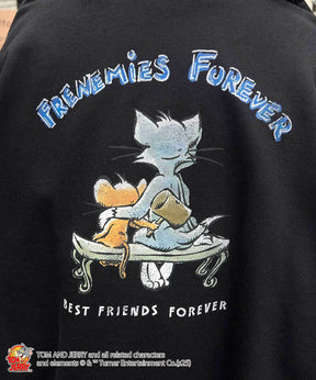 【TOM&JERRY / トムとジェリー】バックスタイル プリントパーカー