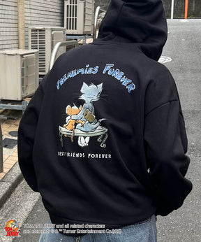 【TOM&JERRY / トムとジェリー】バックスタイル プリントパーカー