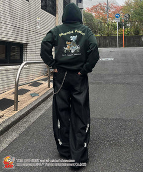 【TOM&JERRY / トムとジェリー】バックスタイル プリントパーカー