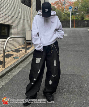 【TOM&JERRY / トムとジェリー】バックスタイル プリントパーカー