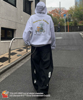 【TOM&JERRY / トムとジェリー】バックスタイル プリントパーカー