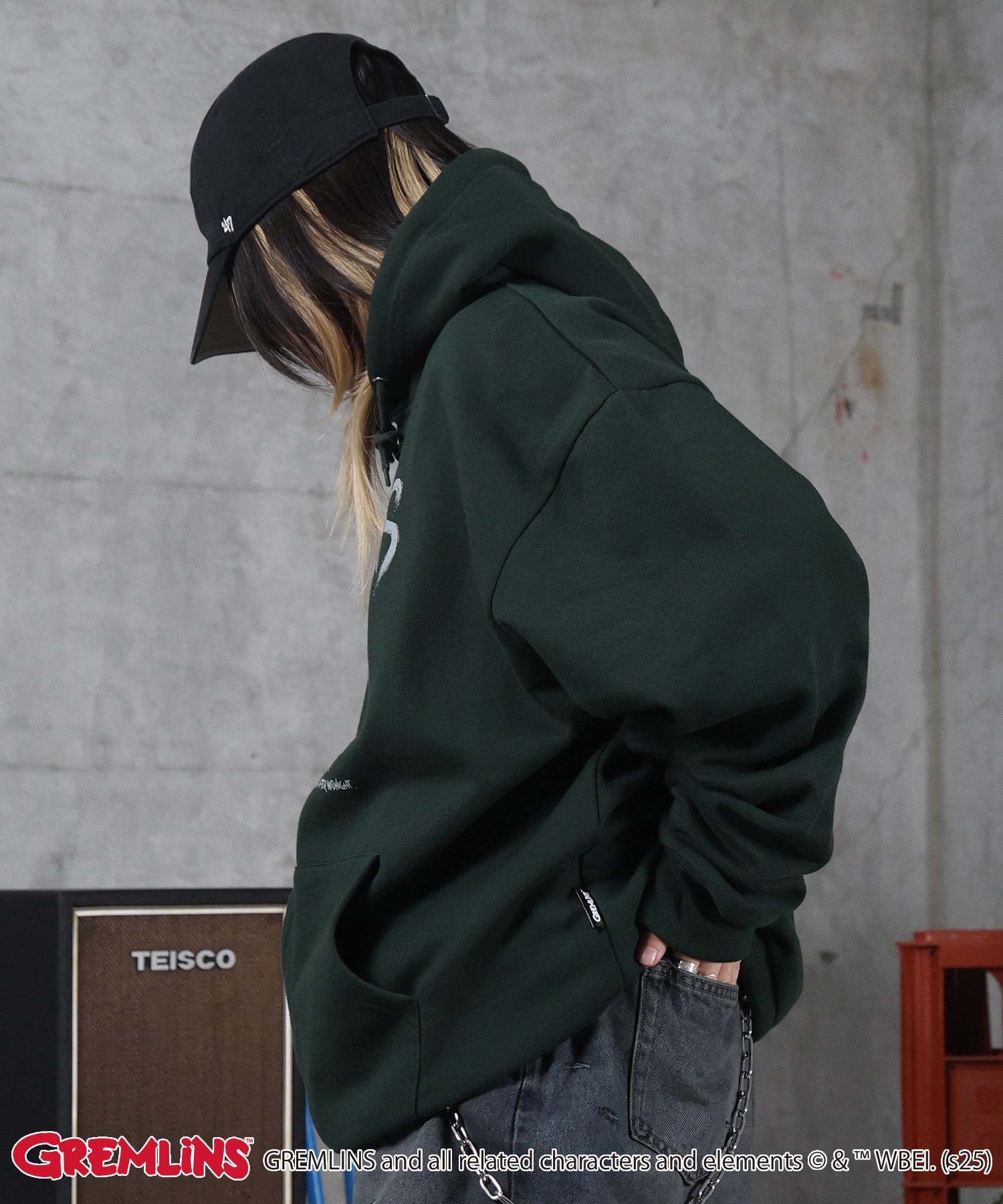 【GREMLINS / グレムリン】ヴィンテージライク レトロ映画 プリントパーカー