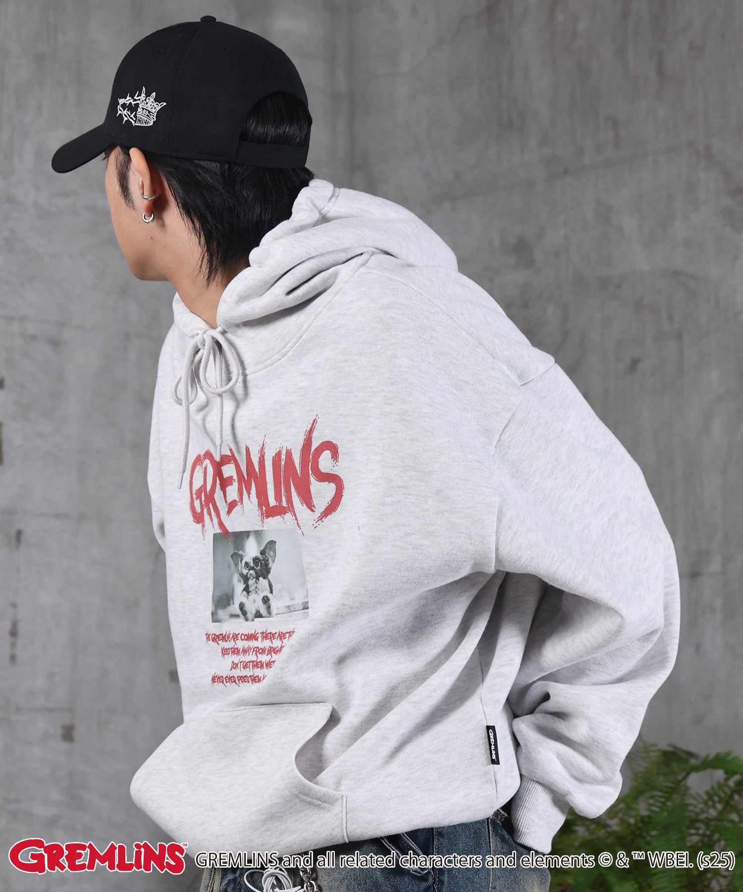 【GREMLINS / グレムリン】ヴィンテージライク レトロ映画 プリントパーカー