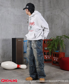 【GREMLINS / グレムリン】ヴィンテージライク レトロ映画 プリントパーカー