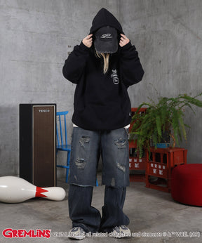 【GREMLINS / グレムリン】ヴィンテージライク レトロ映画 プリントパーカー