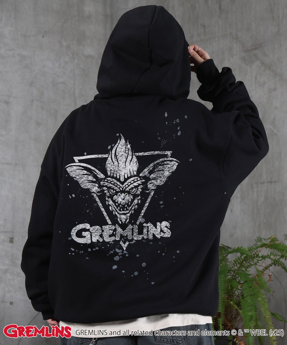 【GREMLINS / グレムリン】ヴィンテージライク レトロ映画 プリントパーカー