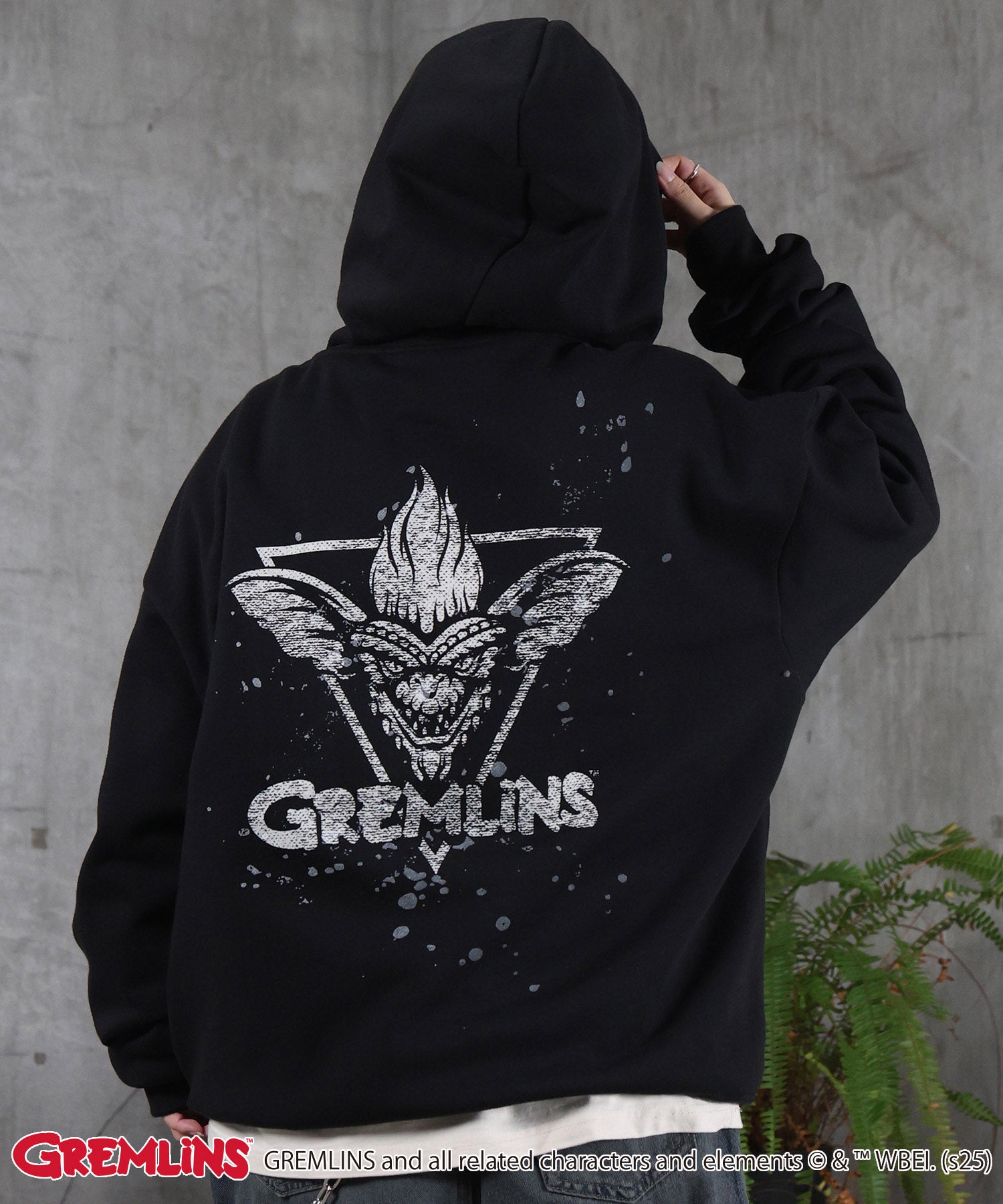 【GREMLINS / グレムリン】ヴィンテージライク レトロ映画 プリントパーカー