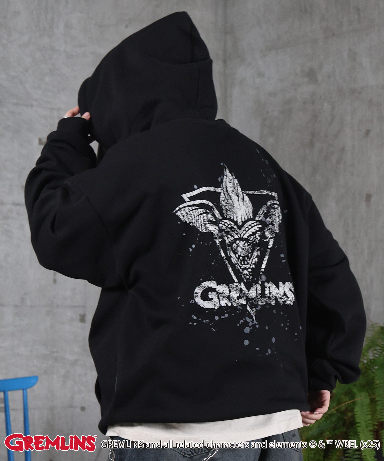 【GREMLINS / グレムリン】ヴィンテージライク レトロ映画 プリントパーカー