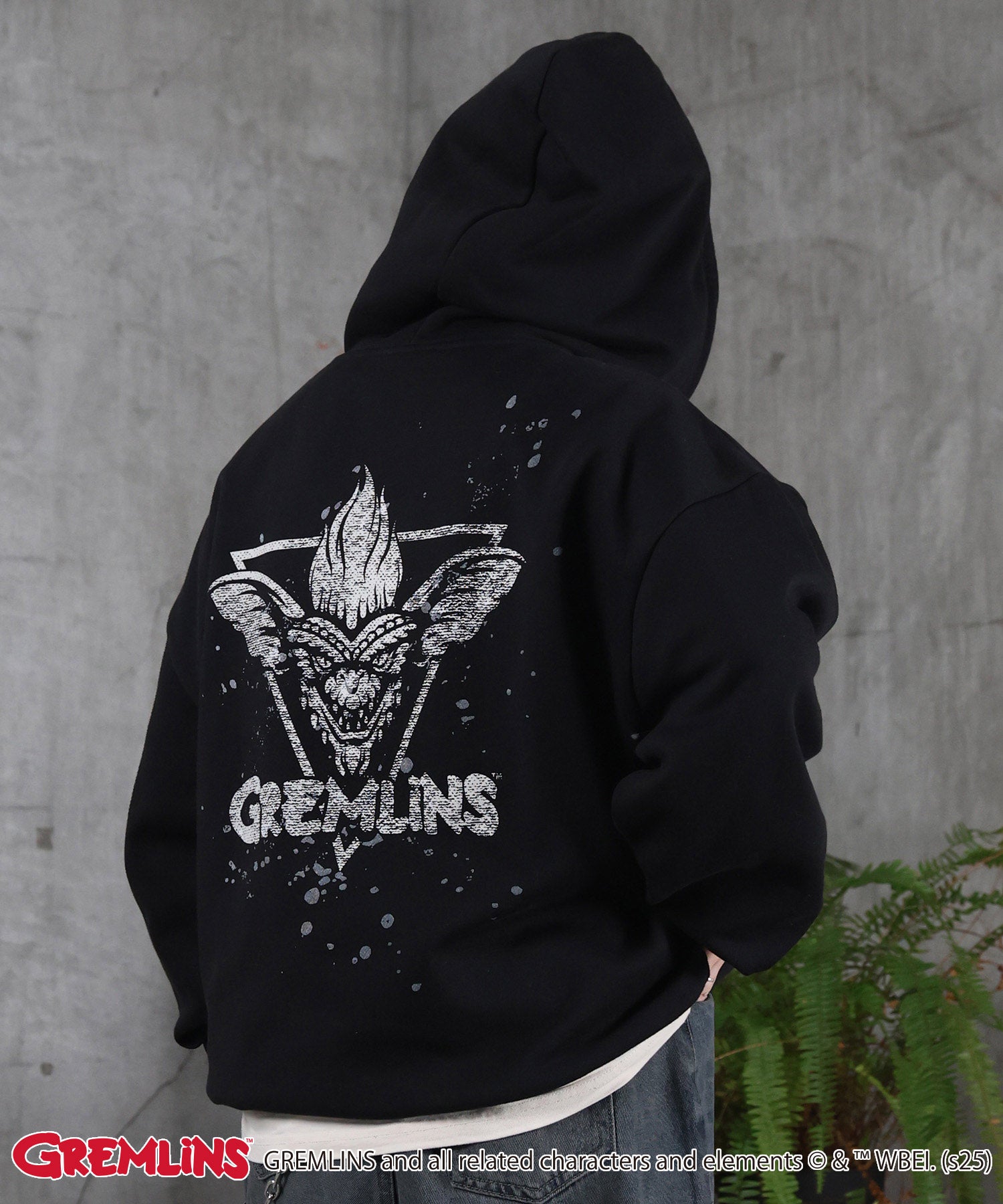 【GREMLINS / グレムリン】ヴィンテージライク レトロ映画 プリントパーカー