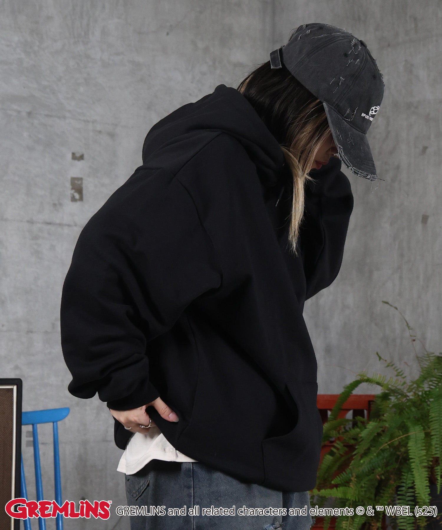 【GREMLINS / グレムリン】ヴィンテージライク レトロ映画 プリントパーカー