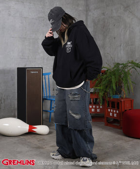 【GREMLINS / グレムリン】ヴィンテージライク レトロ映画 プリントパーカー