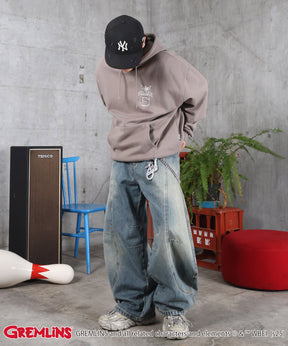 【GREMLINS / グレムリン】ヴィンテージライク レトロ映画 プリントパーカー