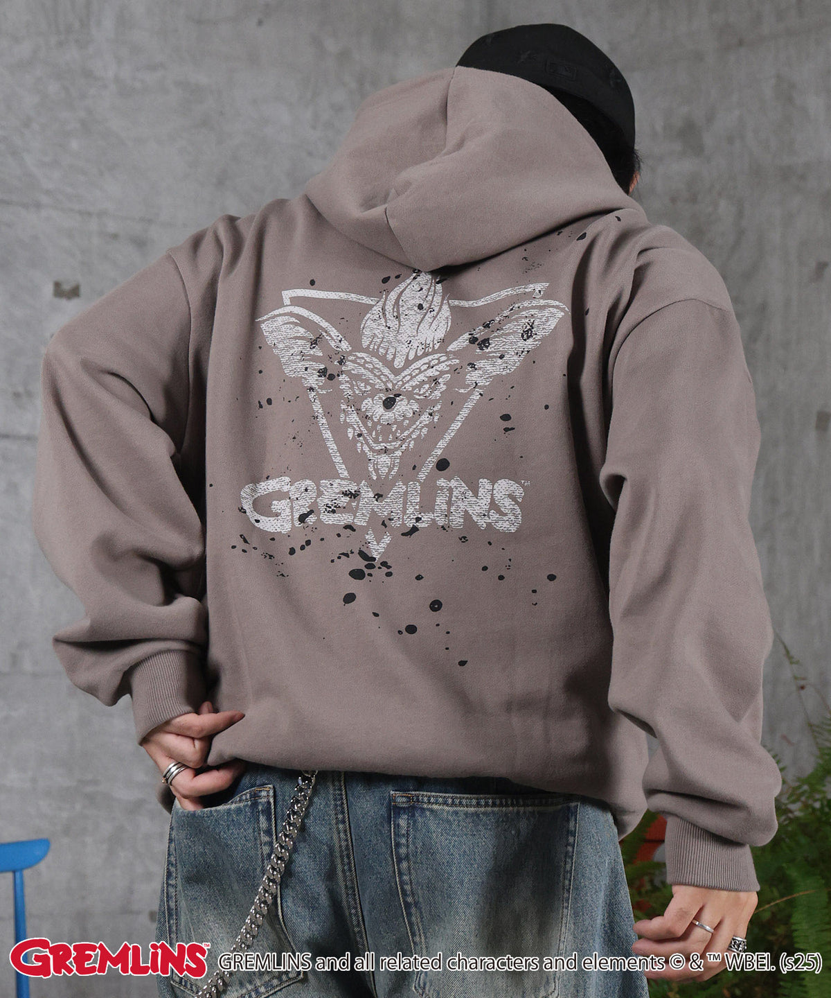 【GREMLINS / グレムリン】ヴィンテージライク レトロ映画 プリントパーカー