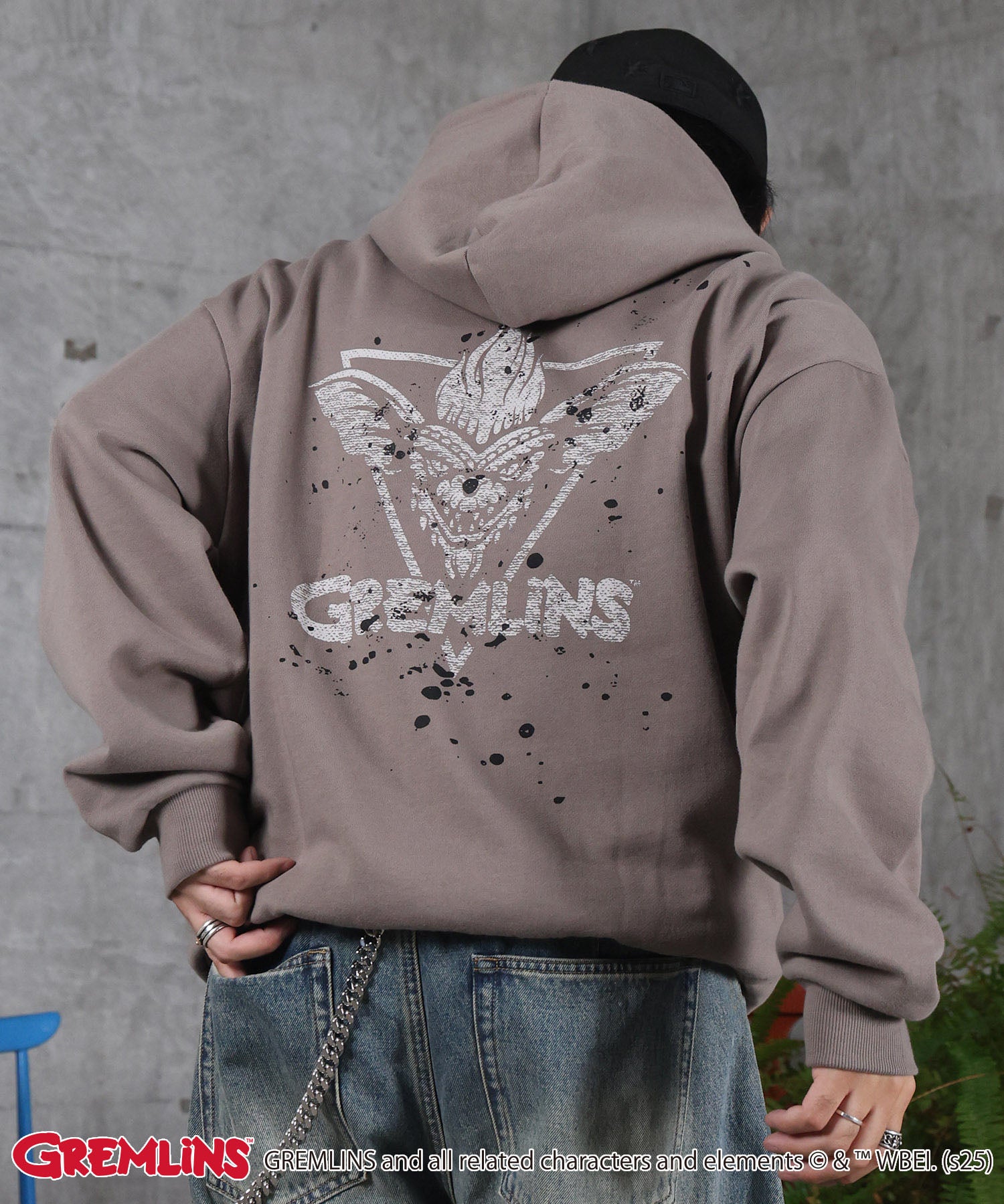 【GREMLINS / グレムリン】ヴィンテージライク レトロ映画 プリントパーカー