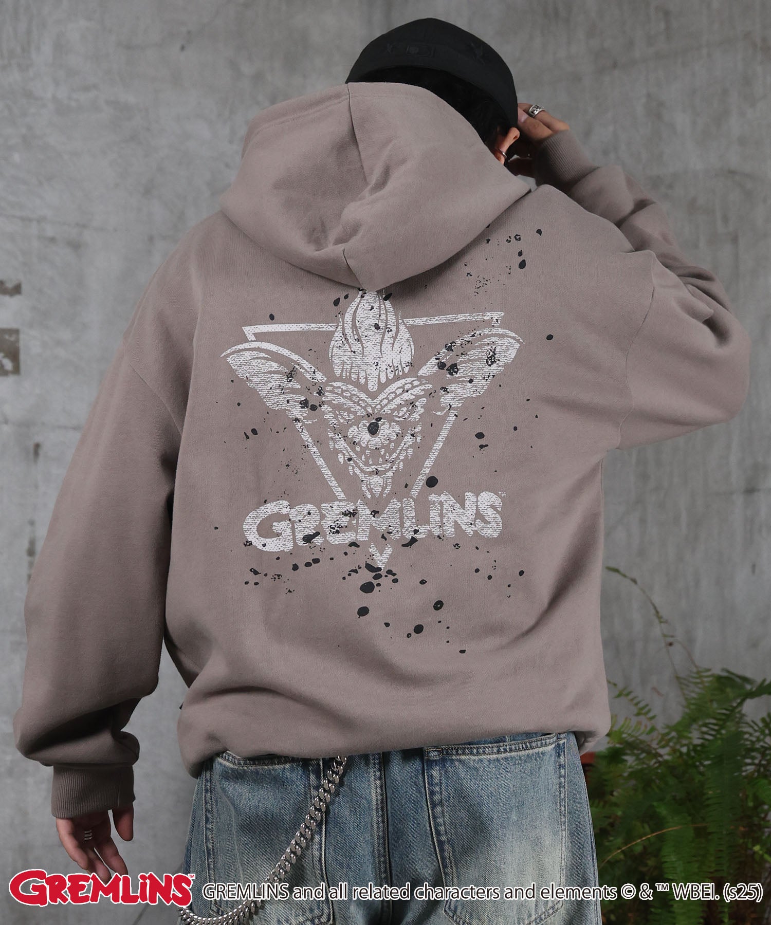 【GREMLINS / グレムリン】ヴィンテージライク レトロ映画 プリントパーカー