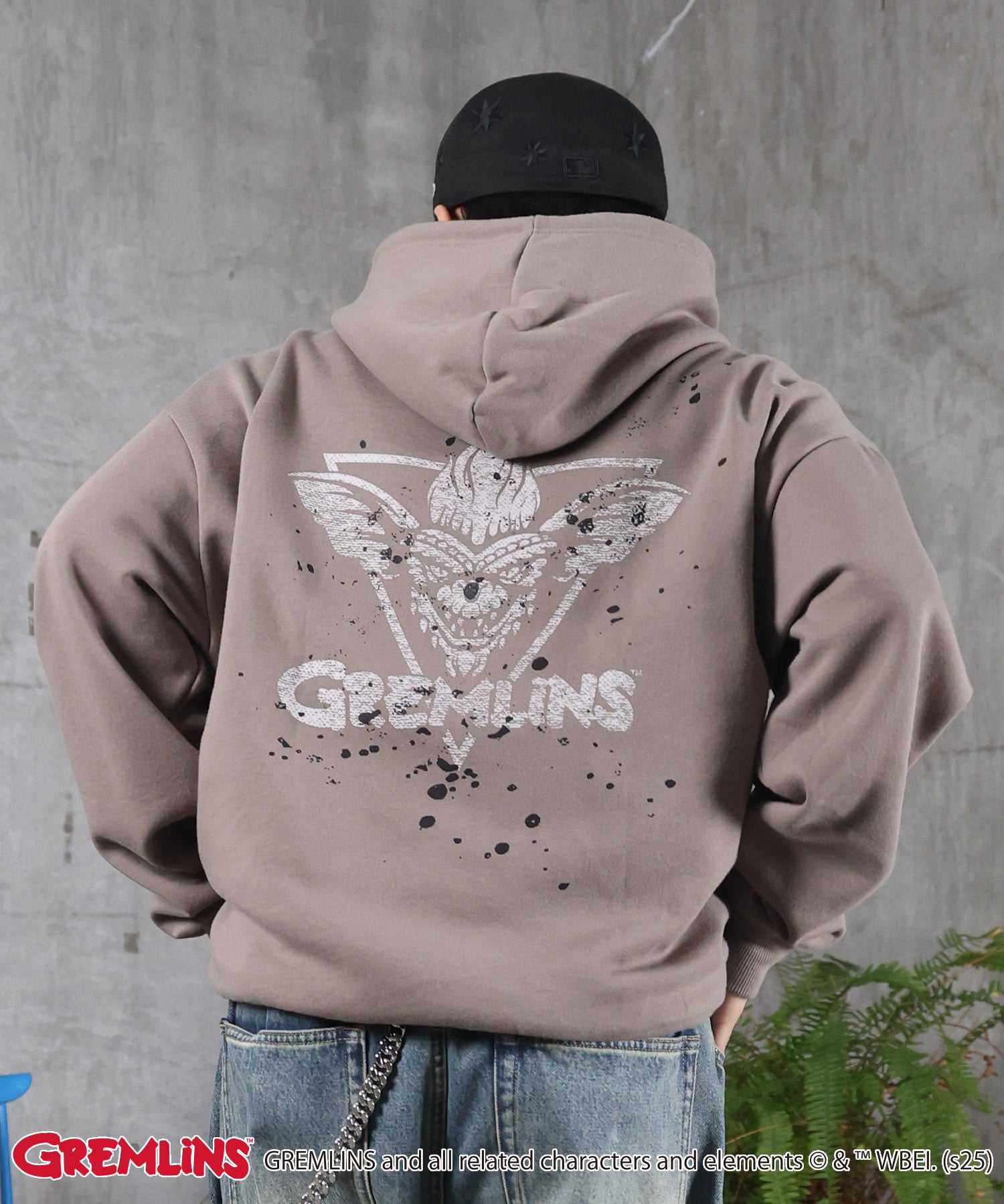 【GREMLINS / グレムリン】ヴィンテージライク レトロ映画 プリントパーカー