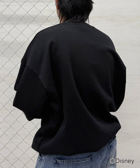 【Disney / ディズニー】ベイマックス ワンポイント刺繍 ビッグシルエットプルオーバー クルースウェット