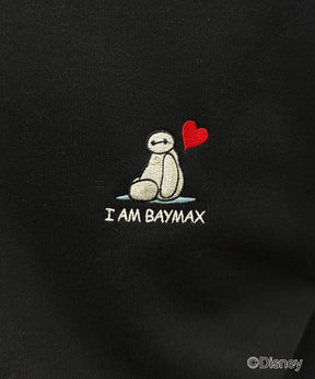 【Disney / ディズニー】ベイマックス ワンポイント刺繍 ビッグシルエットプルオーバー クルースウェット